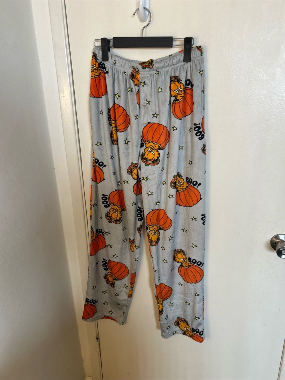 nickelodeon Garfield Halloween Pijama Pants Size Medium No Draw String